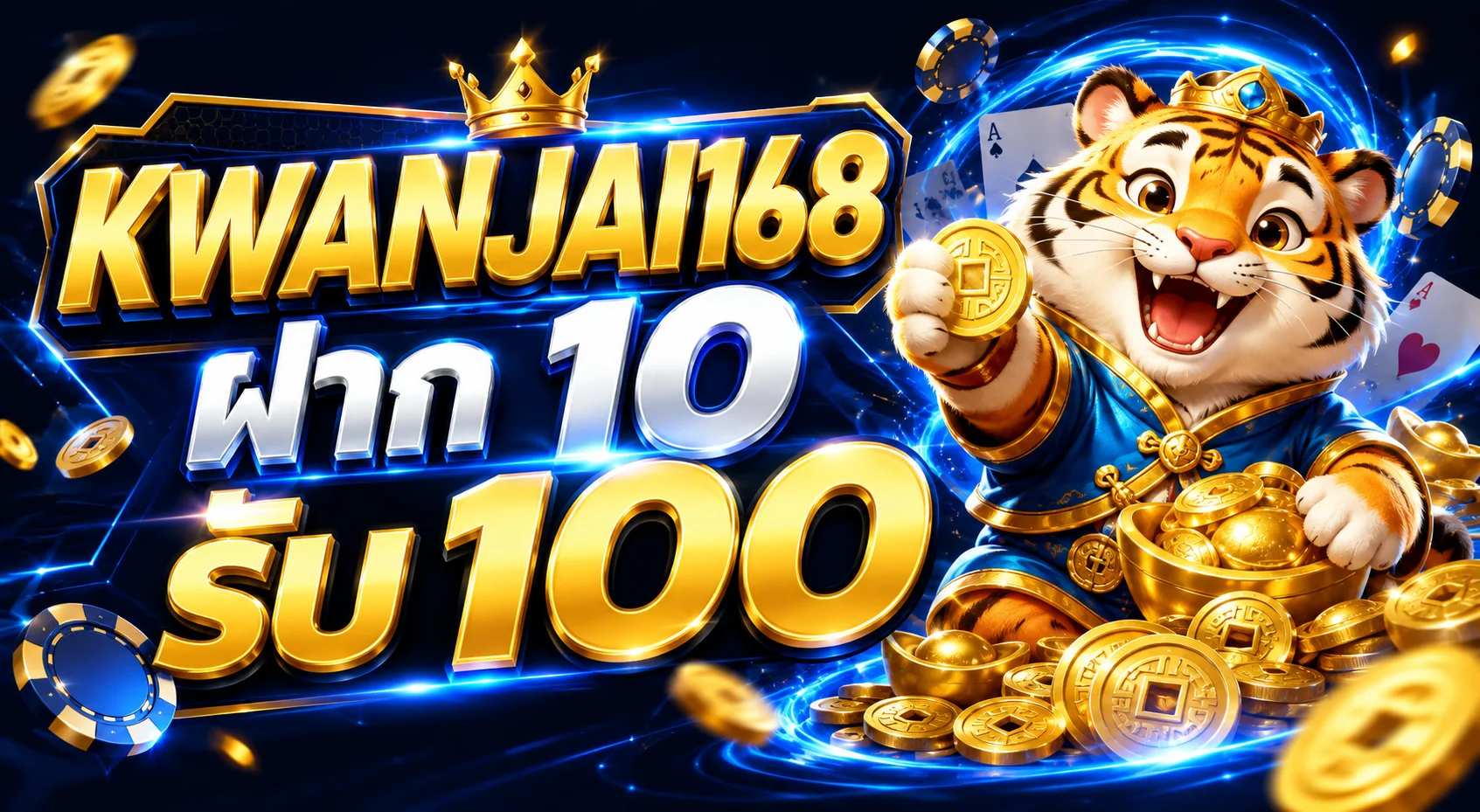 ขวัญใจ168 เว็บตรง โปร 10รับ100 ทำ 300 ถอน 200 ครบทุกเงื่อนไข